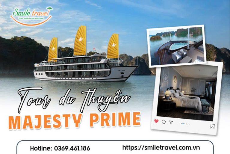 Du thuyền Majesty Prime Cruise 5 Sao | Du Thuyền Vịnh Lan Hạ