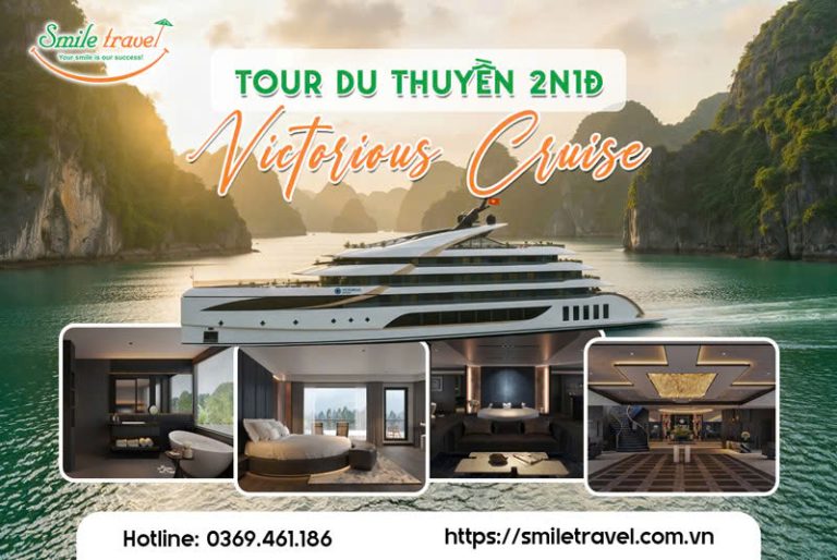 Tour du thuyền Victorius 2 ngày 1 đêm