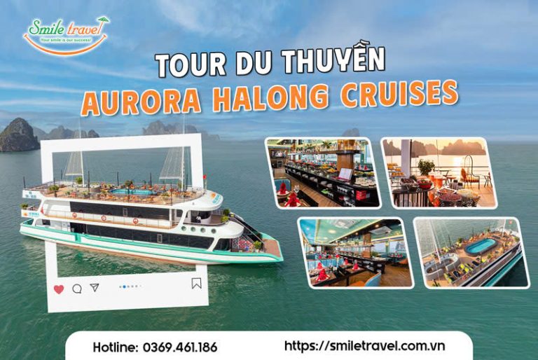 Tour Du Thuyền Aurora Halong Cruises - hải trình trong ngày (6 Giờ)