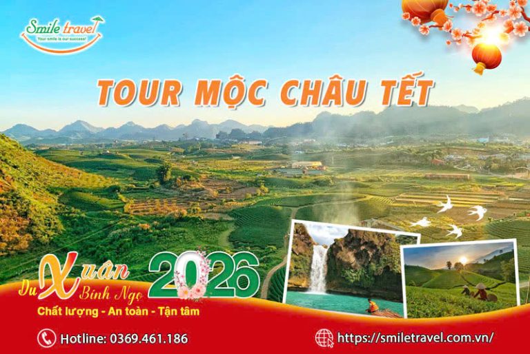 Tour Mộc Châu Tết 2026 đón xuân nơi cao nguyên - Chốt deal ngay