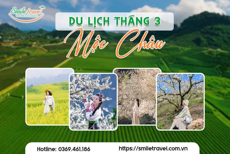 Kinh Nghiệm Du Lịch Mộc Châu Tháng 3 mùa hoa và lễ hội