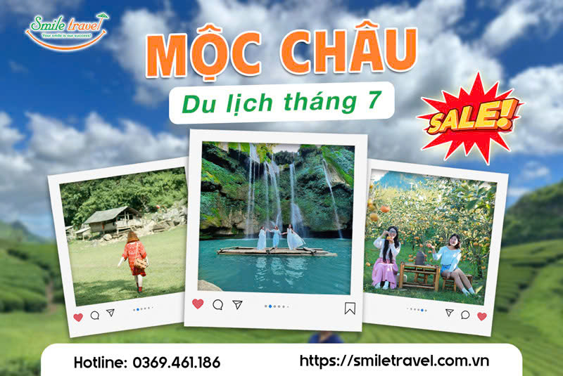Review du lịch Mộc Châu tháng 7 cực chi tiết