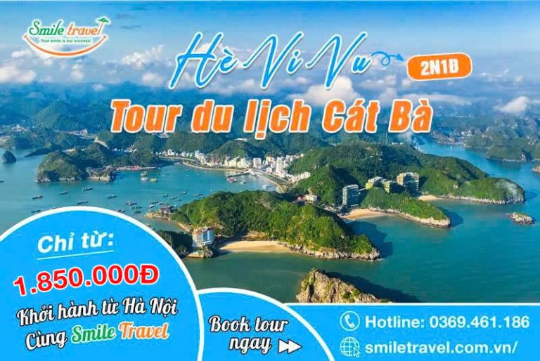 Tour du lịch đảo Cát Bà 2 ngày 1 đêm hot nhất mùa hè