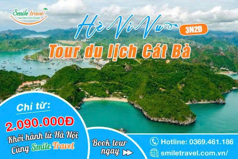 Tour đảo Cát Bà Vịnh Lan Hạ 3 ngày 2 đêm siêu hấp dẫn mới