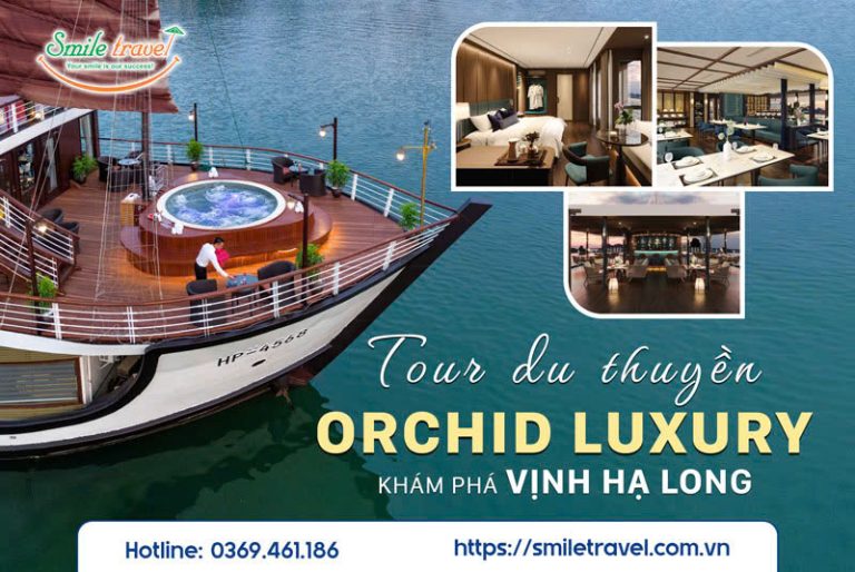 Tour du thuyền Orchid Luxury 2 ngày 1 đêm