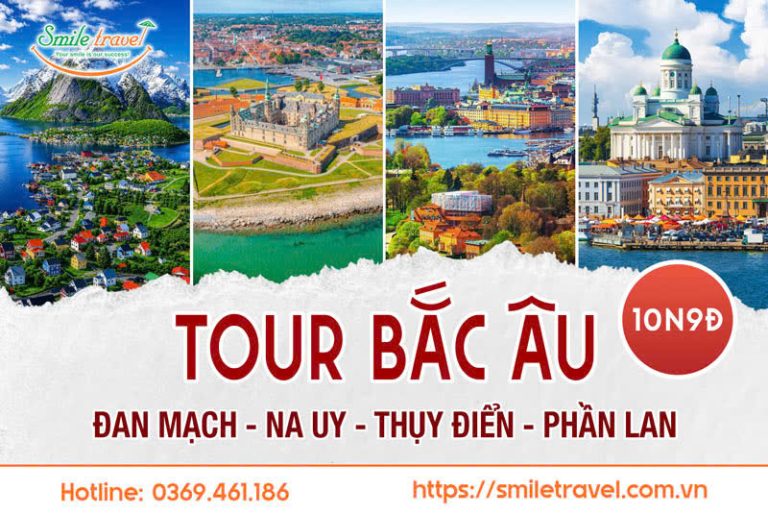 Tour Bắc Âu: Đan Mạch - Na Uy - Thụy Điển - Phần Lan 10N9Đ