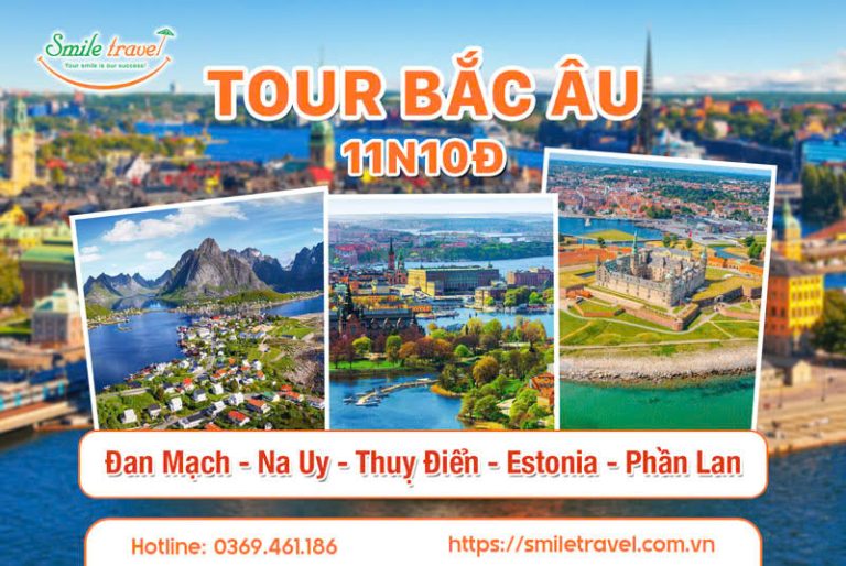 Tour Bắc Âu: Đan Mạch - Na Uy - Thụy Điển - Phần Lan - Estonia 11N10Đ