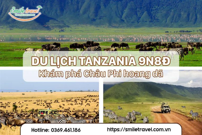 Tour Tanzania – Kenya 9 ngày 8 đêm